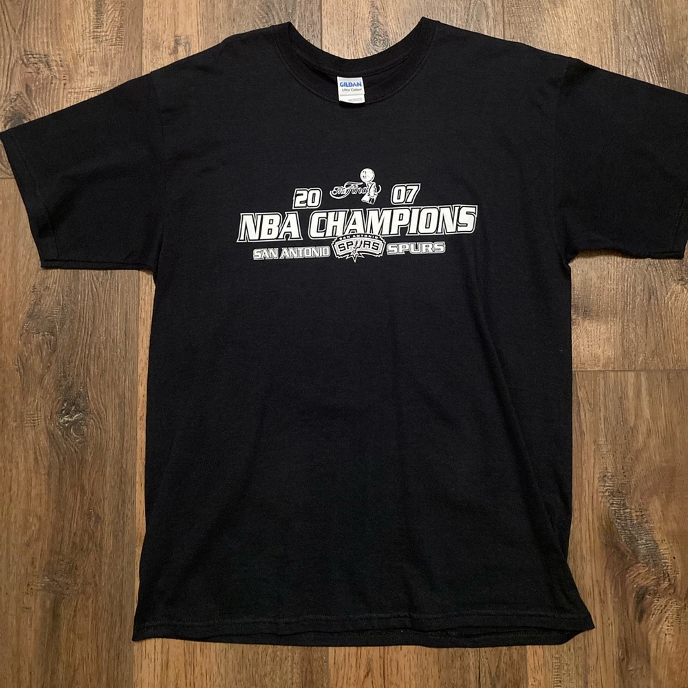 2007 NBA championship San Antonio Spurs T-shirt